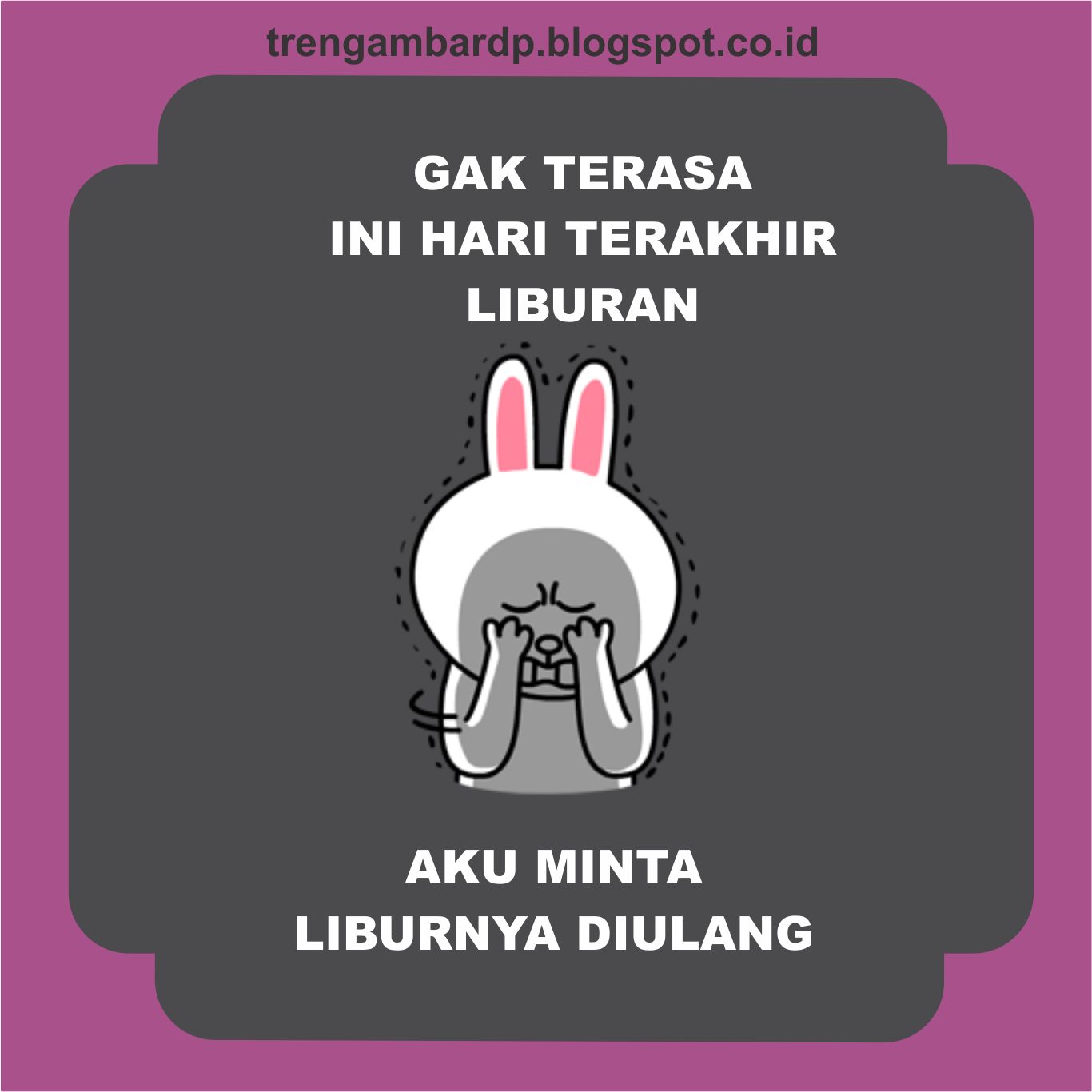 Gambar Kata Lucu Libur Kerja DP BBM Lucu Untuk Hari Ini