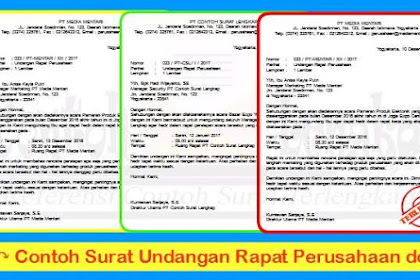 Contoh Surat Undangan Rapat Osis Pdf