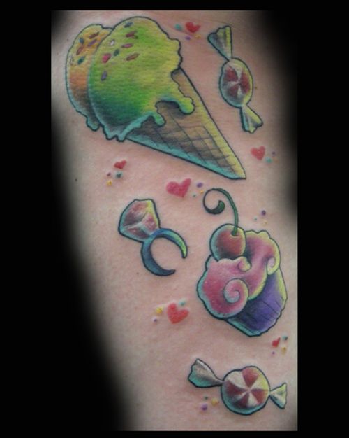 Amazing & Stunning Picture Gallery: Ice Cream Tattoos Ice Cream Tattoos