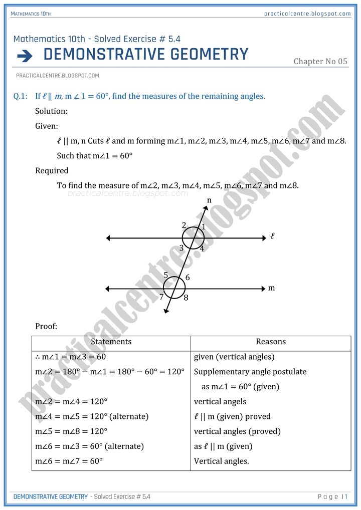 demonstrative-geometry-exercise-5-4-mathematics-10th