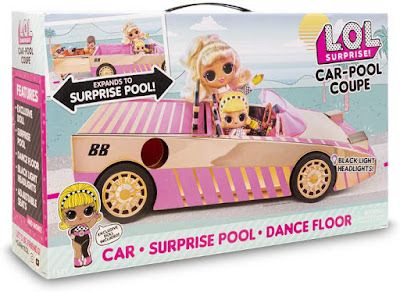 L.O.L. Surprise - Car-Pool Coupe : Coche para muñecas | Coche 3 en 1 : Vehículo - Piscina - Pista de baile | JUGUETE 2020 CAJA
