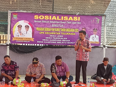 Sosialisasi Program BSR2TLH 2023 Sasar Kecamatan Teluknaga