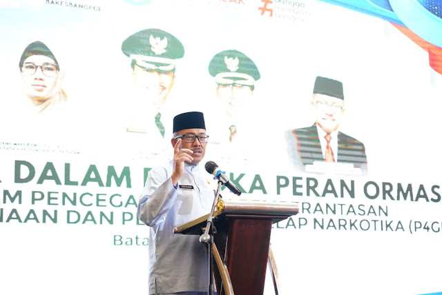 Sekdako Batam Buka Seminar Peran Ormas Dalam P4GN Kota Batam