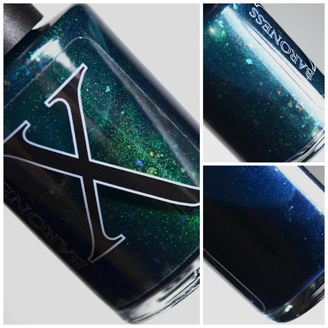 blue to green shifting shimmer nail polish