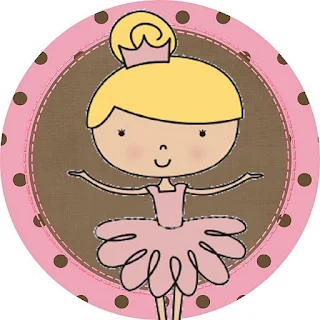 Ballet Free Printable Toppers. 