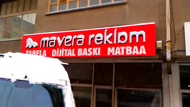 Mavera Reklam Tabela Totem Ankara