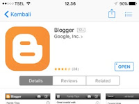 Aplikasi Blogger bagi bloger bijak