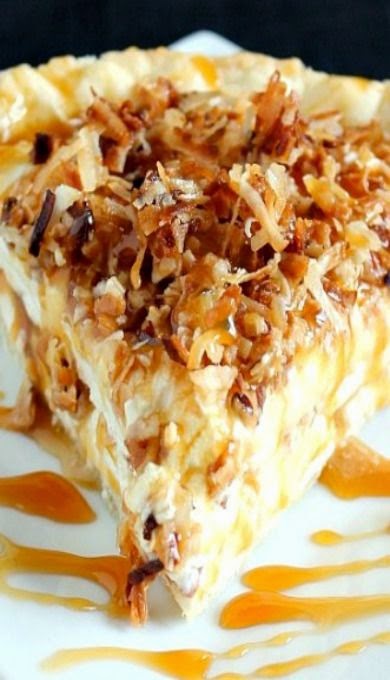 Caramel Coconut Cream Pie 