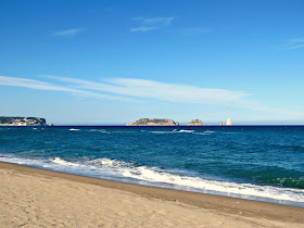  Fonollera i Mas Pinell Beach with the Medes Islands, Costa Brava