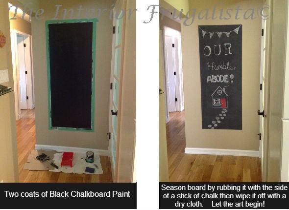 Chalkboard Wall Prep Steps 3-4