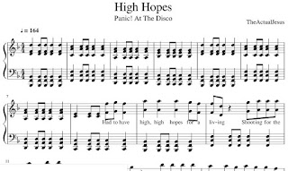 High Hopes Piano Sheet Music Free