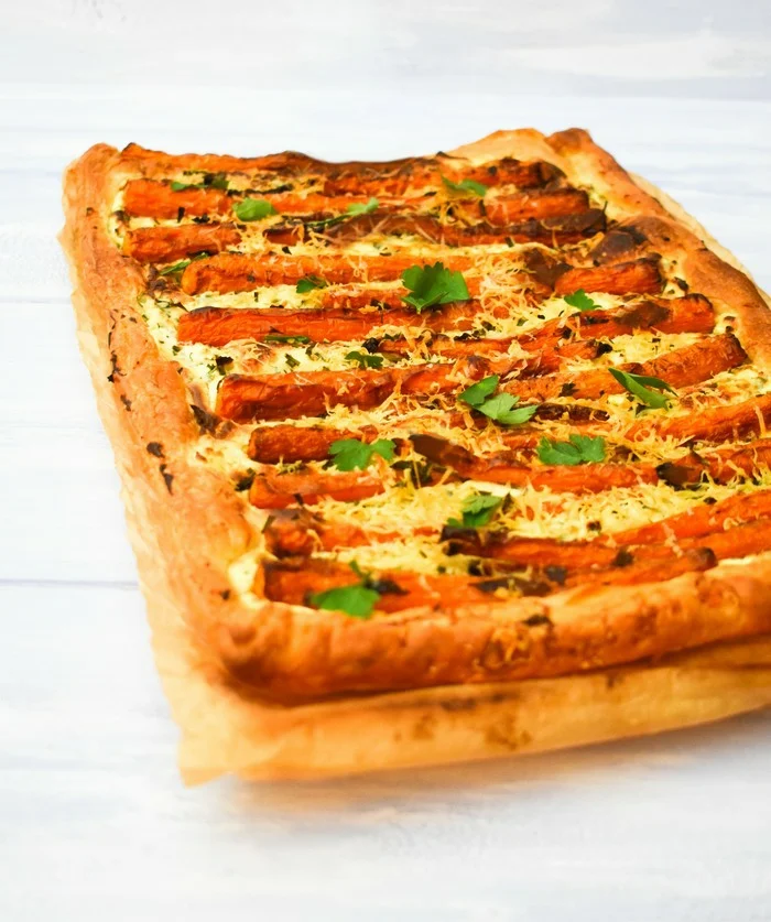 Scottish Baby Carrot & Chive Tart