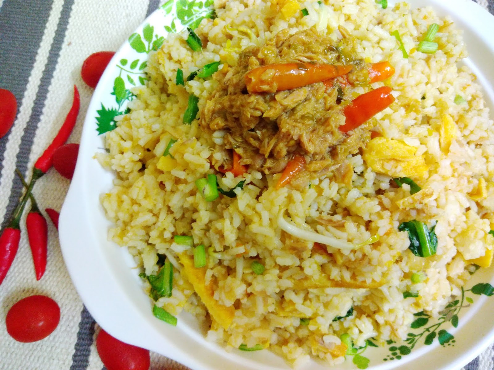 Resepi Nasi Goreng Tuna Pedas Berapi Ayam Brand