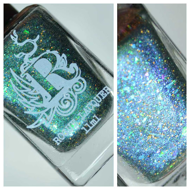 blue green color shifting nail polish