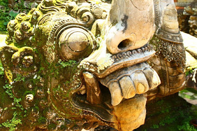 The Statue of Barong in Bali Indonesia