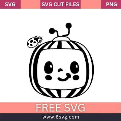 Cocomelon SVG Free Cut File For Cricut Download
