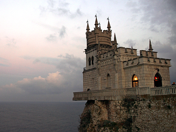 Castle of Swallow's, Crimea, Ukraine.