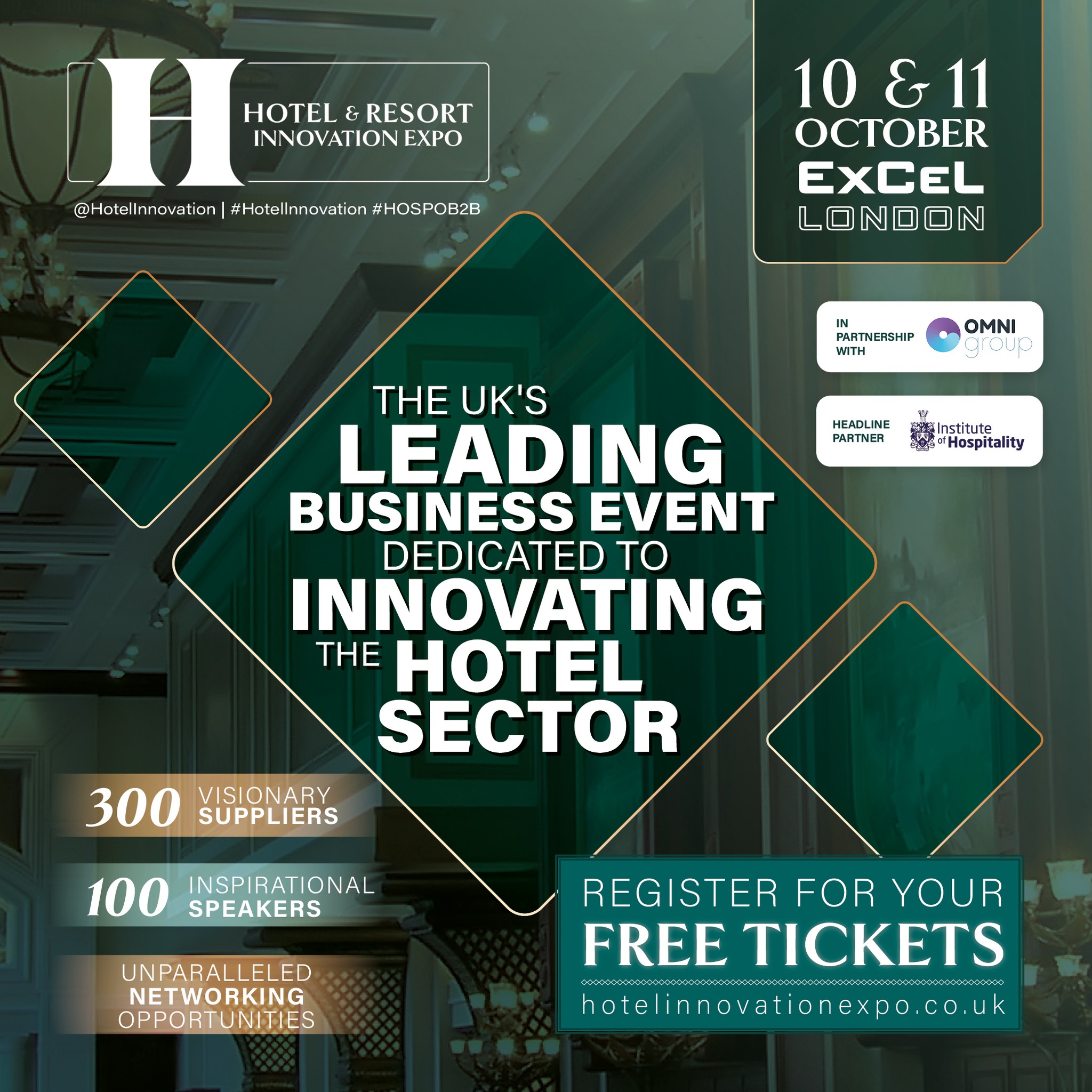 Hotel & Resort Innovation Expo 2023 ExCel London