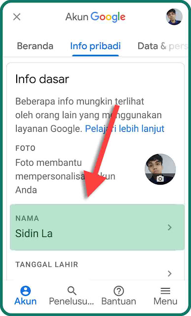 buka nama