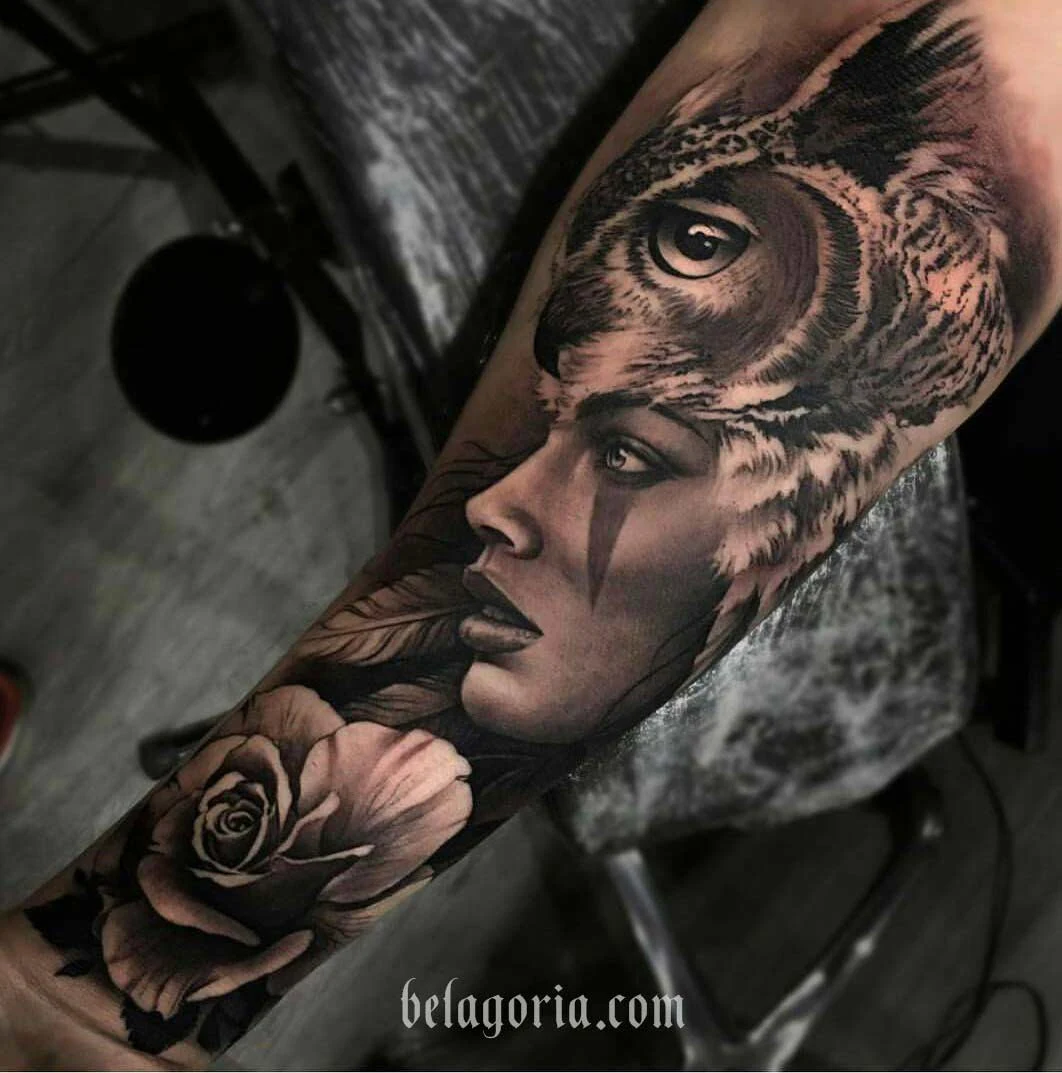 una foto de tatuaje artistico, uno de los mejores tatuajes del mundo