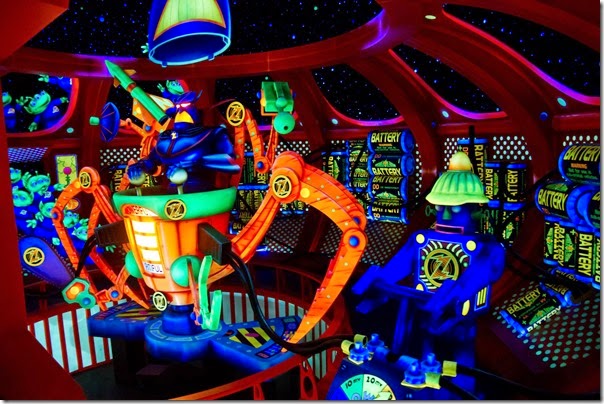 Buzz Lightyear ride at Magic Kingdom