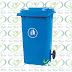 thùng rác 240 lít màu xanh tại tphcm