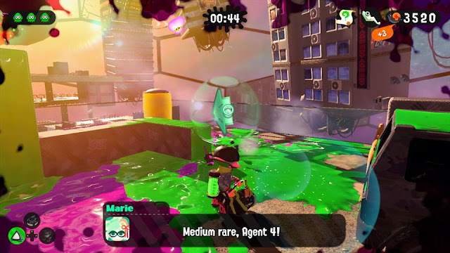 Splatoon 2 Octo Canyon story mode Octoling medium rare Agent 4 Parking Garage Marie