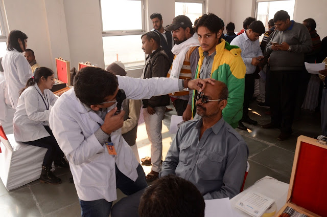 Drivers at the Toyota conducted Health Check-up Camp in New Delhi