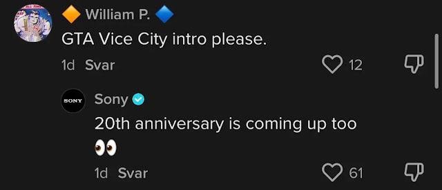 تعليق من حساب سوني الرسمي يعيد التوقعات باقتراب الكشف أخيرا عن لعبة GTA 6 !
