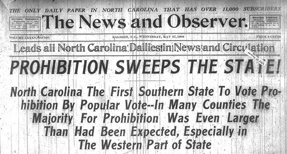 charlotte observer newspaper. image of NC newspaper headline