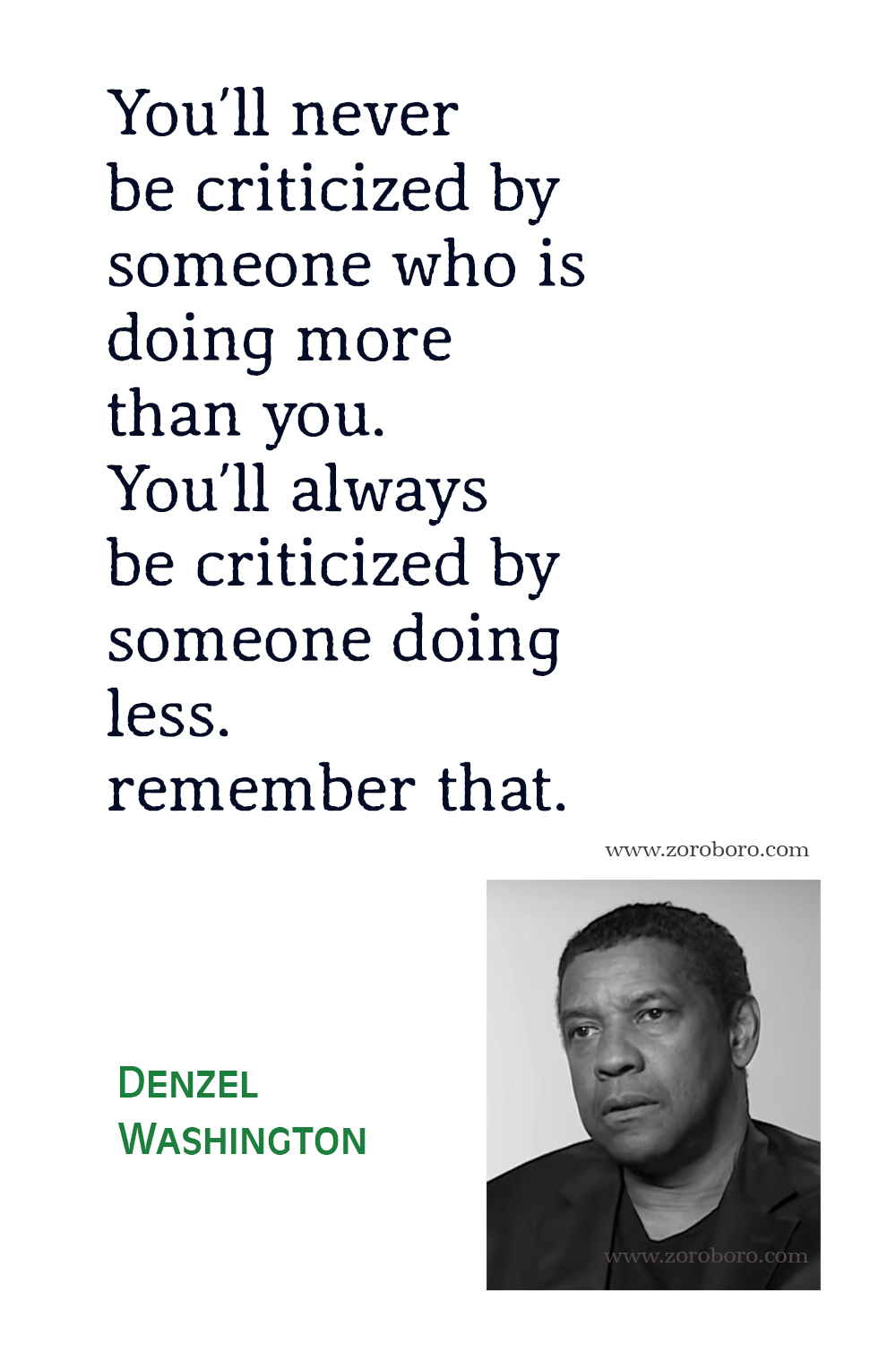 Denzel Washington Quotes, Denzel Washington Inspirational & Motivational Quotes, Denzel Washington Movie Quotes, Denzel Washington Quotes