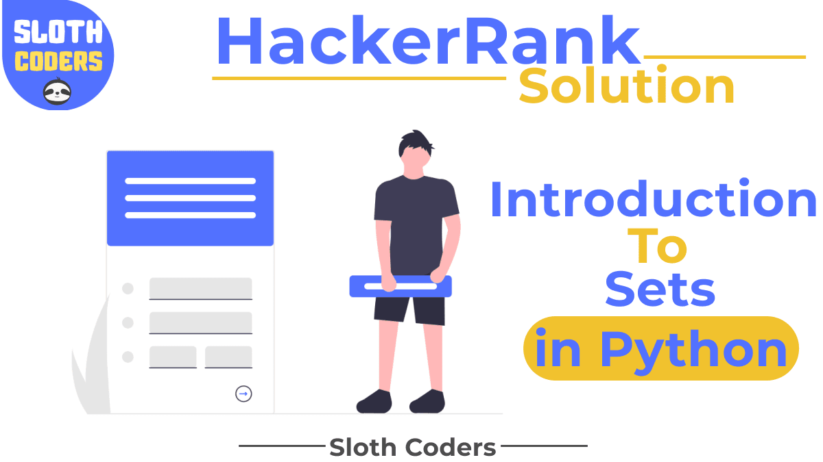 Introduction to Sets in Python - Hacker Rank Solution