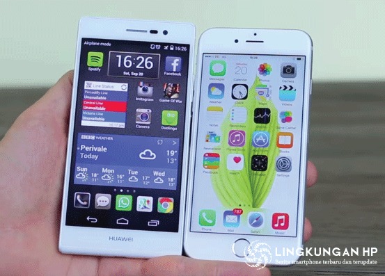 Huawei p7 vs iphone 6