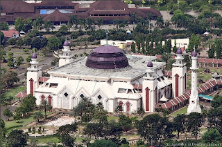 Spesialis Kubah Masjid Bahan Galvalum, Enamel, Stainless Steel, GRC, Atap Lengkung, Konstruksi Rangka Baja, ACP