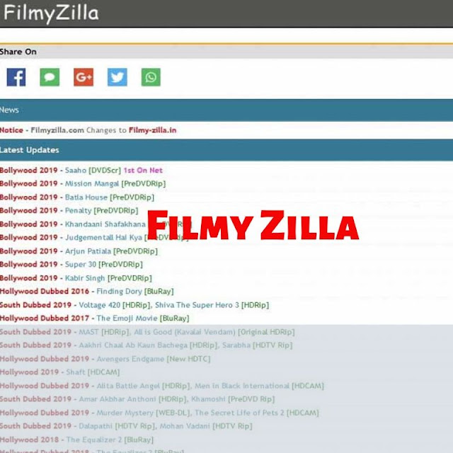 Filmyzilla 2020  Download Bollywood, Hollywood Hindi Dubbed Movies
