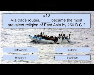 The correct answer is Buddhism.