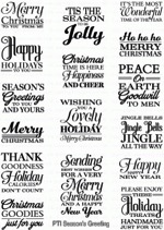 PTI Season s Greeting stamp set2896