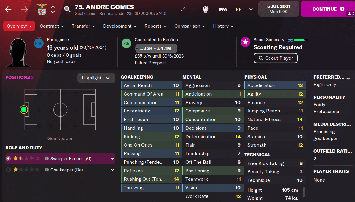 Andre Gomes FM22