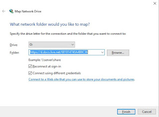 OneDrive Map Network Drive with CID 01