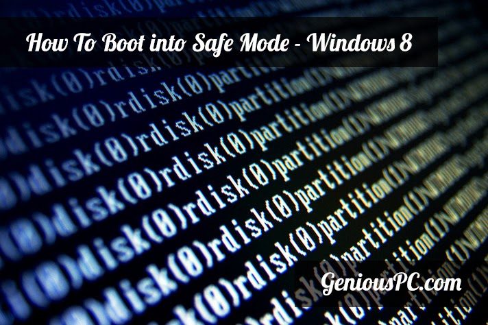 Safe Mode in Windows 8