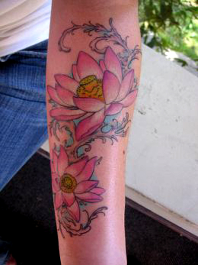lotus drawings tattoos tattoo lotus et dragon