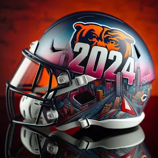 Chicago Bears 2024 Concept Helmets