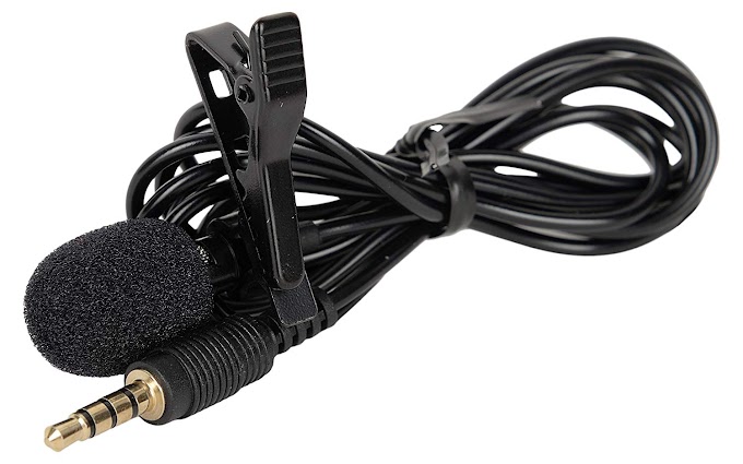 Generic 3.5mm Clip On Mini Lapel Lavalier Microphone (Black)