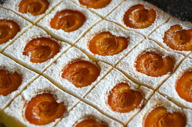 AUSTRIAN 'OBSTFLECK' - APRICOT TRAY BAKE