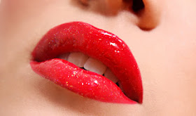 Labios Rojos con Gloss