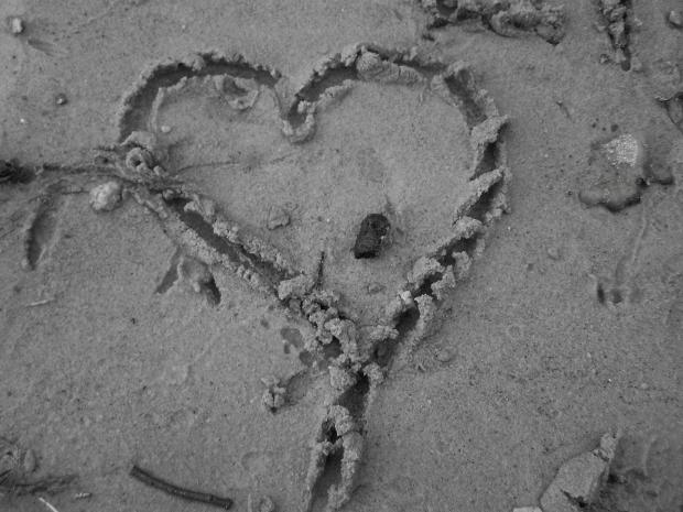 black and white photography love heart. lack and white photography