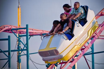 Funny facial expressions of people on roller coaster www.coolpicturegallery.net