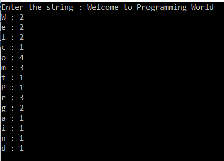 Using LINQ Group By method to count character occurrences