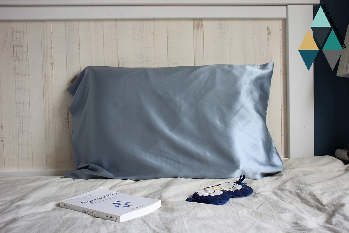 Taie D'oreiller En Soie 65x65 Vert Am Blanc Emily's Pillow - Maison