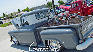 Classic Chevrolet Pickup With Matching Columbia Bicycle